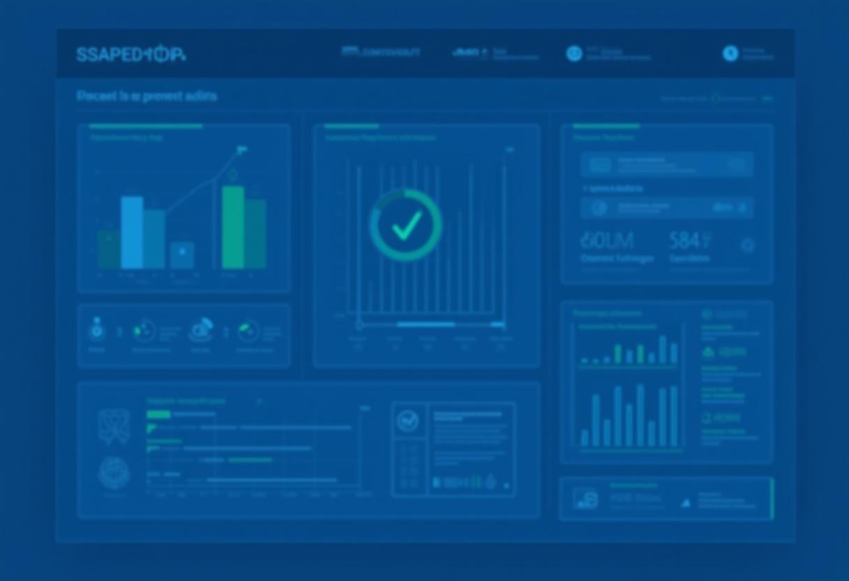 Dashboard de auditoría y cumplimiento de protección de datos empresariales